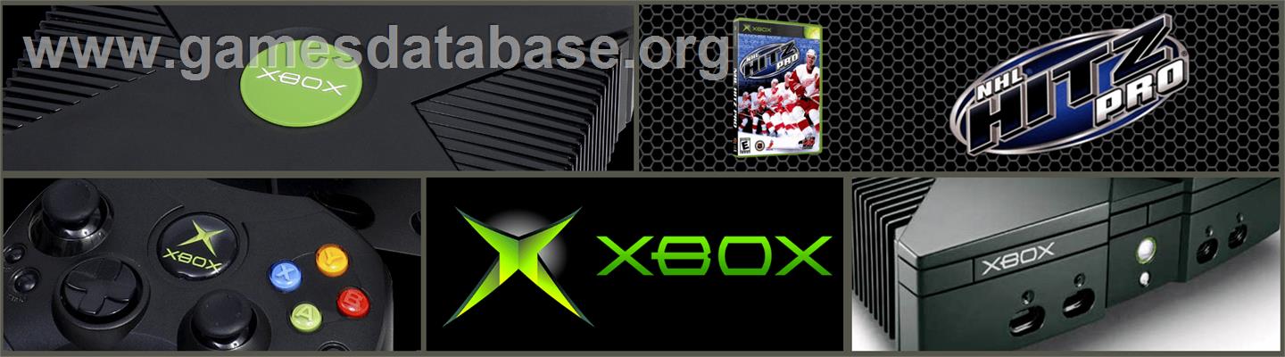 NHL Hitz Pro - Microsoft Xbox - Artwork - Marquee