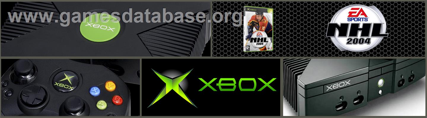 NHL Rivals 2004 - Microsoft Xbox - Artwork - Marquee