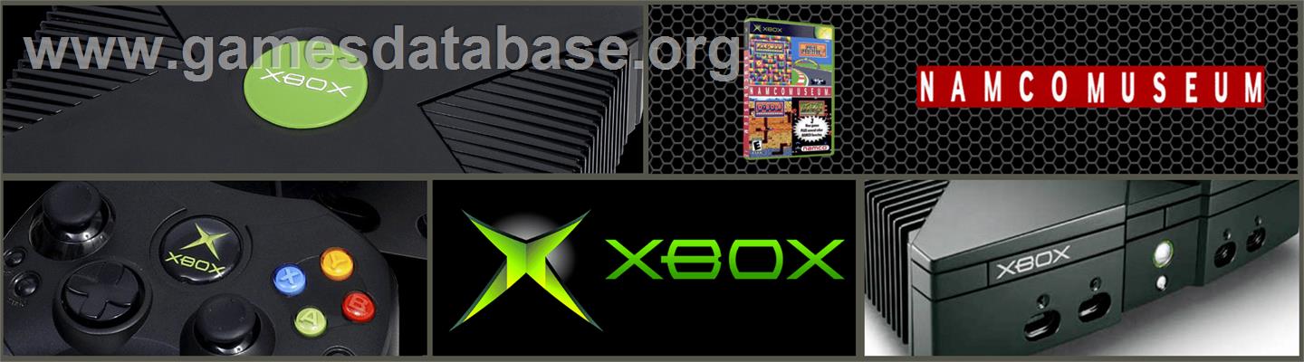 Namco Museum - Microsoft Xbox - Artwork - Marquee