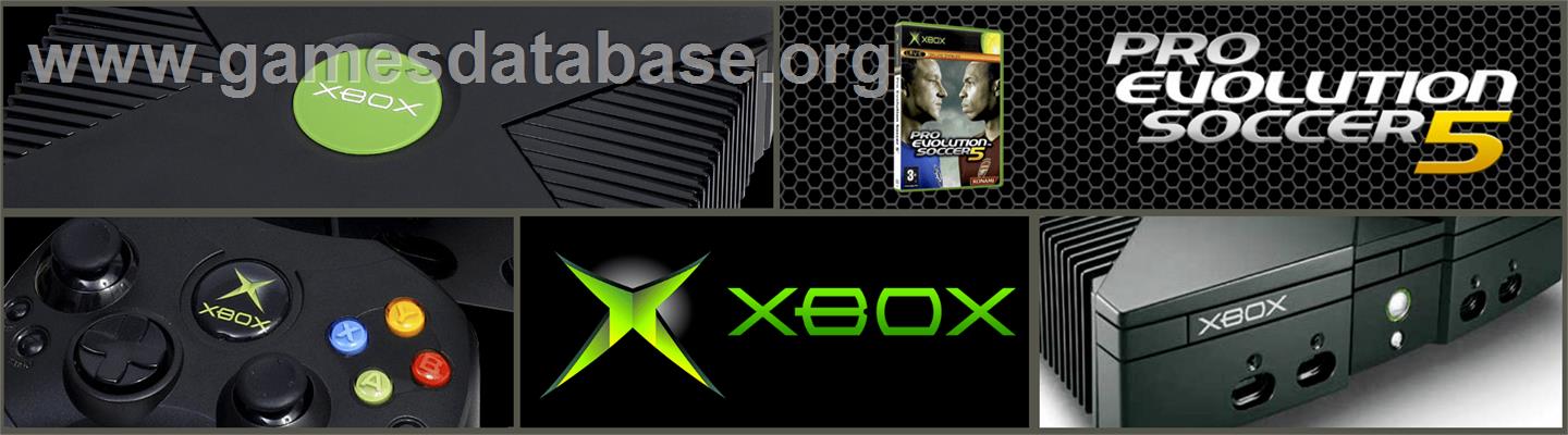 Pro Evolution Soccer 5 - Microsoft Xbox - Artwork - Marquee