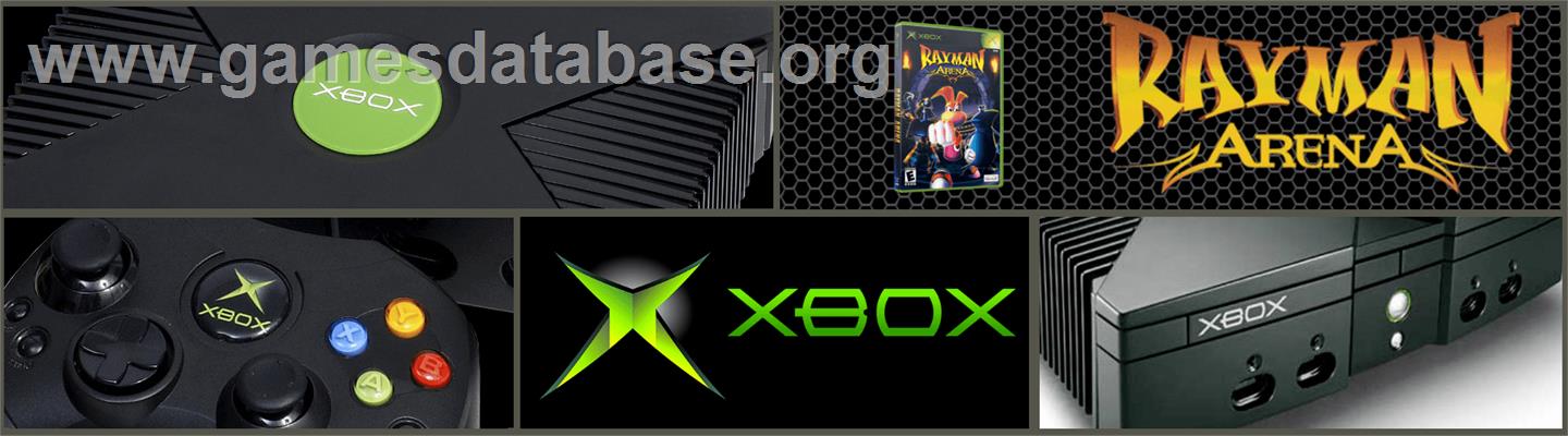 Rayman Arena - Microsoft Xbox - Artwork - Marquee