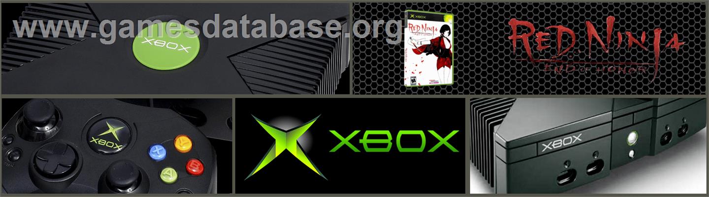 Red Ninja: End of Honor - Microsoft Xbox - Artwork - Marquee
