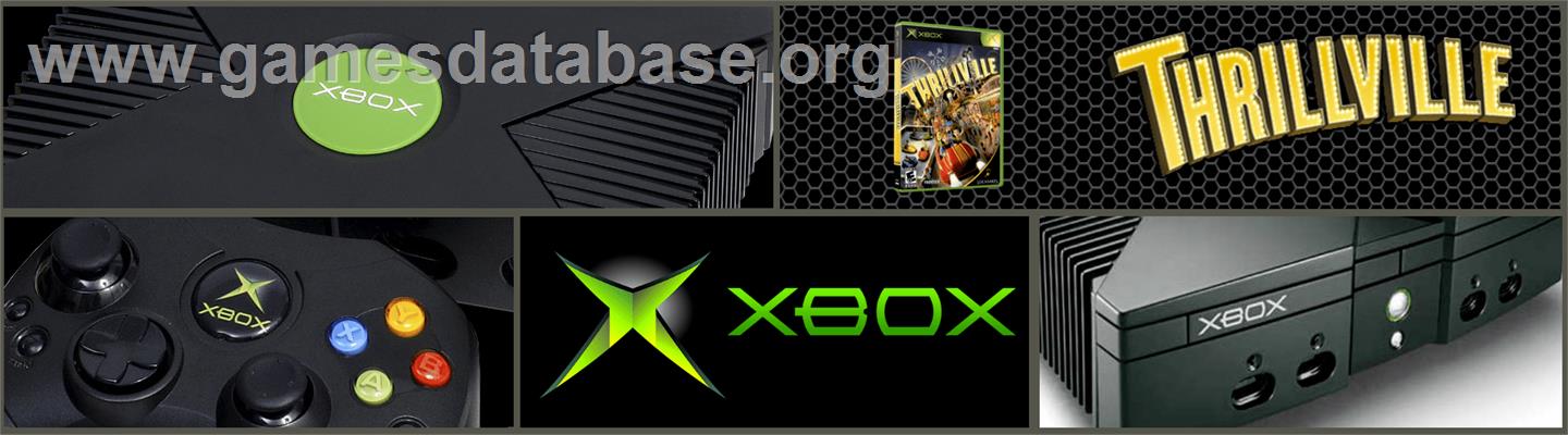 Thrillville - Microsoft Xbox - Artwork - Marquee