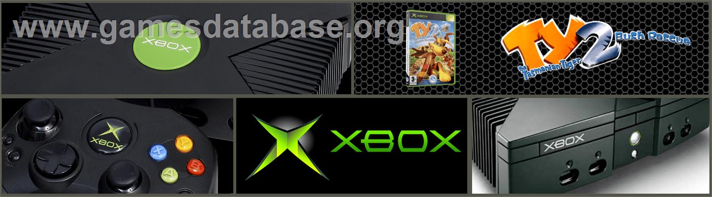 Ty the Tasmanian Tiger 2: Bush Rescue - Microsoft Xbox - Artwork - Marquee