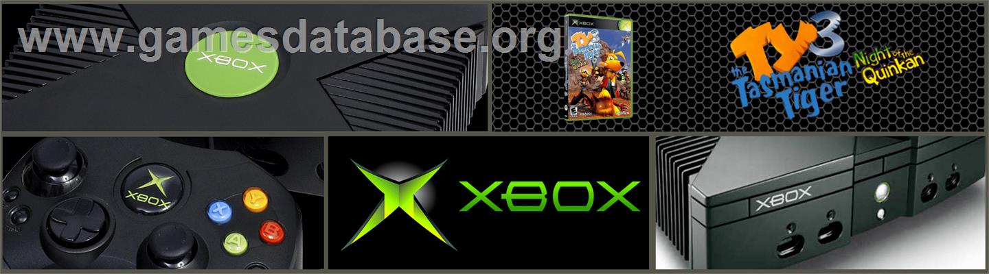 Ty the Tasmanian Tiger 3: Night of the Quinkan - Microsoft Xbox - Artwork - Marquee