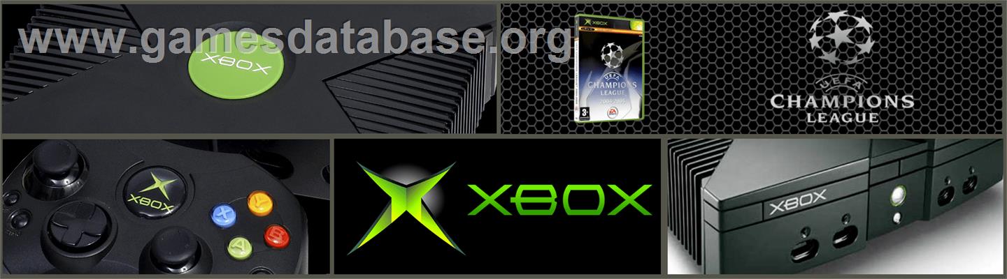 UEFA Champions League 2004-2005 - Microsoft Xbox - Artwork - Marquee