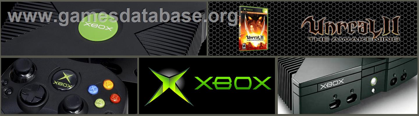 Unreal II: The Awakening - Microsoft Xbox - Artwork - Marquee