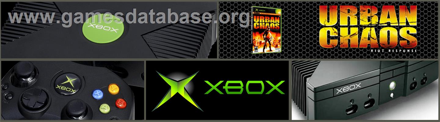 Urban Chaos: Riot Response - Microsoft Xbox - Artwork - Marquee