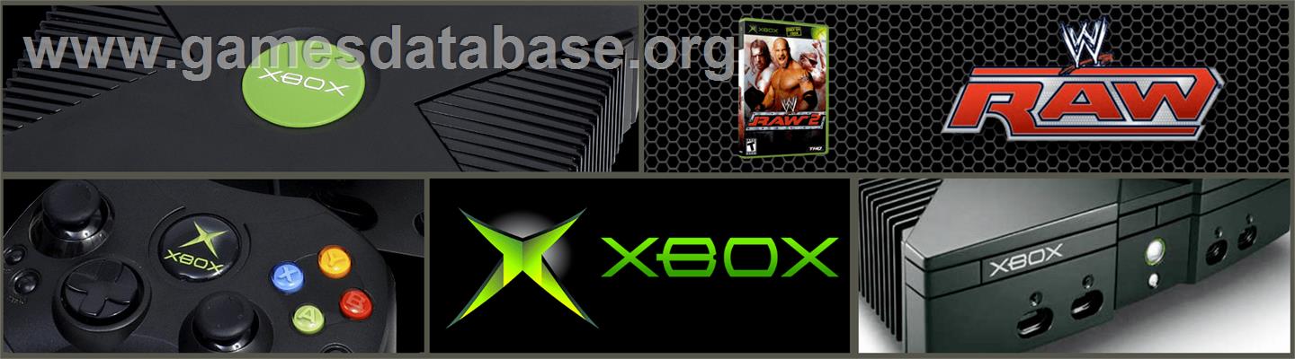 WWE Raw 2 - Microsoft Xbox - Artwork - Marquee