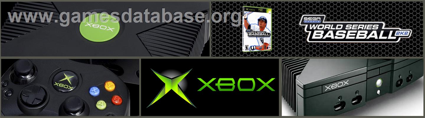 World Series Baseball - Microsoft Xbox - Artwork - Marquee