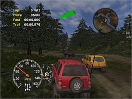 In game image of 4x4 Evo 2 on the Microsoft Xbox.