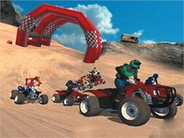 In game image of ATV: Quad Power Racing 2 on the Microsoft Xbox.