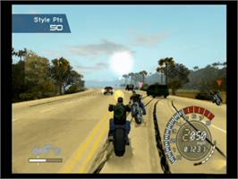 In game image of American Chopper on the Microsoft Xbox.