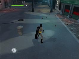 In game image of Batman: Rise of Sin Tzu on the Microsoft Xbox.