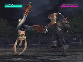 In game image of Beat Down: Fists of Vengeance on the Microsoft Xbox.