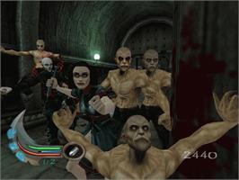 In game image of Blade 2 on the Microsoft Xbox.