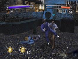 In game image of Bruce Lee: Quest of the Dragon on the Microsoft Xbox.