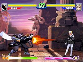 In game image of Capcom Fighting Evolution on the Microsoft Xbox.