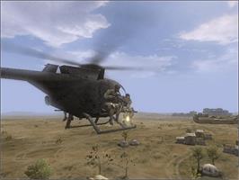 In game image of Delta Force: Black Hawk Down on the Microsoft Xbox.
