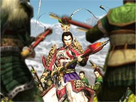 In game image of Dynasty Warriors 3 on the Microsoft Xbox.