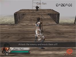 In game image of Dynasty Warriors 4 on the Microsoft Xbox.