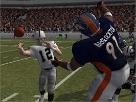 In game image of ESPN NFL 2K5 on the Microsoft Xbox.