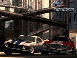 In game image of Ford Bold Moves Street Racing on the Microsoft Xbox.