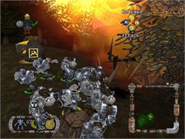 In game image of Goblin Commander: Unleash the Horde on the Microsoft Xbox.