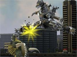 In game image of Godzilla: Save the Earth on the Microsoft Xbox.