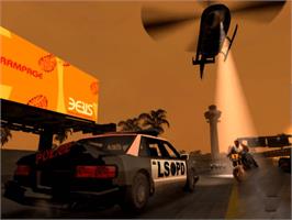In game image of Grand Theft Auto: The Trilogy on the Microsoft Xbox.
