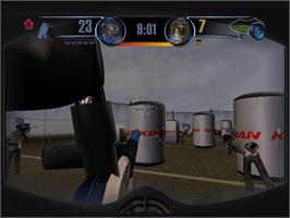 In game image of Greg Hastings' Tournament Paintball MAX'D on the Microsoft Xbox.