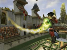 In game image of Harry Potter: Quidditch World Cup on the Microsoft Xbox.