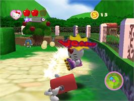 In game image of Hello Kitty: Roller Rescue on the Microsoft Xbox.