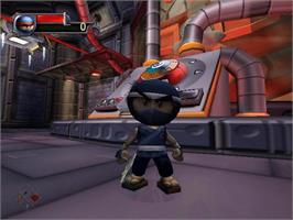 In game image of I-Ninja on the Microsoft Xbox.