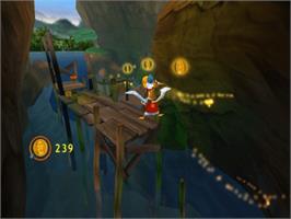 In game image of Kao the Kangaroo Round 2 on the Microsoft Xbox.