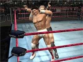 In game image of Legends of Wrestling 2 on the Microsoft Xbox.