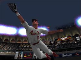 In game image of MLB SlugFest 20-04 on the Microsoft Xbox.