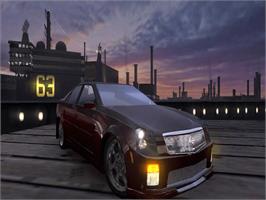 In game image of Midnight Club 3: DUB Edition on the Microsoft Xbox.