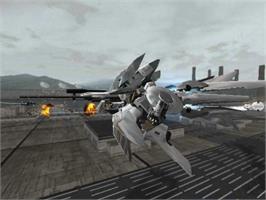 In game image of Murakumo: Renegade Mech Pursuit on the Microsoft Xbox.