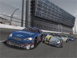 In game image of NASCAR 2005: Chase for the Cup on the Microsoft Xbox.