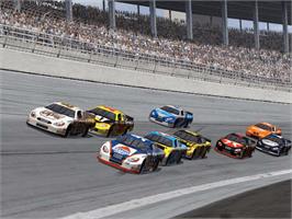 In game image of NASCAR Heat 2002 on the Microsoft Xbox.