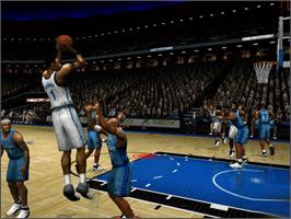 In game image of NBA Inside Drive 2002 on the Microsoft Xbox.