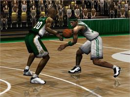 In game image of NBA Inside Drive 2003 on the Microsoft Xbox.