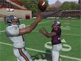 In game image of NCAA Football 2004 on the Microsoft Xbox.
