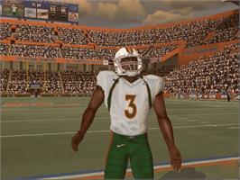 In game image of NCAA Football 2005 on the Microsoft Xbox.