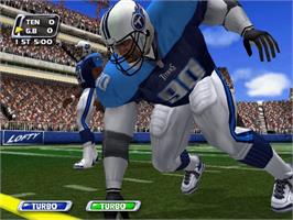 In game image of NFL Blitz 20-02 on the Microsoft Xbox.
