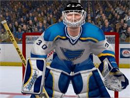 In game image of NHL 2004 on the Microsoft Xbox.