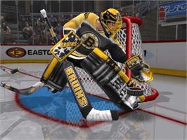 In game image of NHL Hitz 20-02 on the Microsoft Xbox.