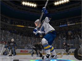 In game image of NHL Hitz 20-03 on the Microsoft Xbox.