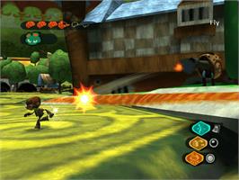 In game image of Psychonauts on the Microsoft Xbox.